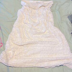 Max studio long lace skirt 
Size-LG